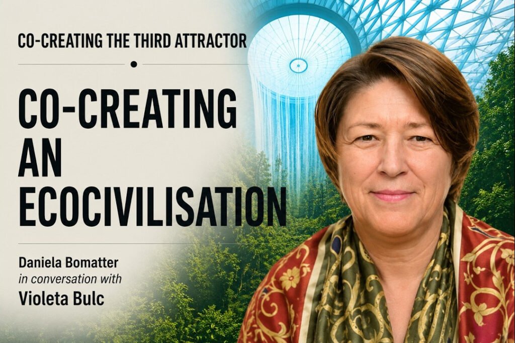Cover of the conversation with Violeta Bulc